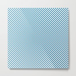 Methyl Blue Polka Dots Metal Print | Coolair, Retrochic, Glam, Happy, Methylblue, Pantone, Other, Abstract, Polkadots, Digital 