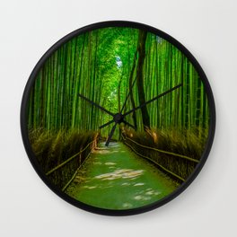 Bamboo Trail Wall Clock