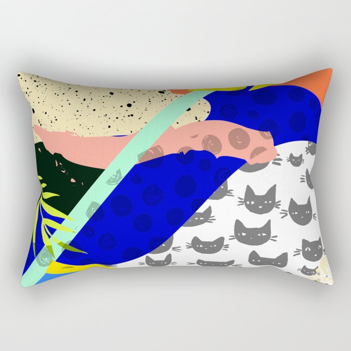 Tropical Chaos Rectangular Pillow