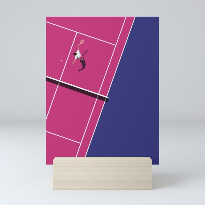 Tennis Vibes Mini Art Print