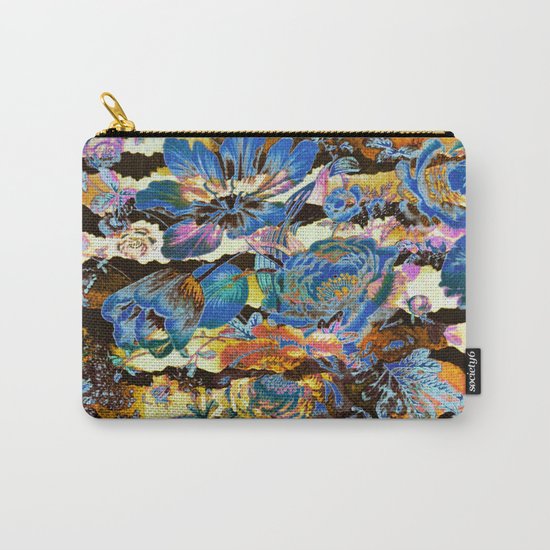 colorful flowers Carry-All Pouch