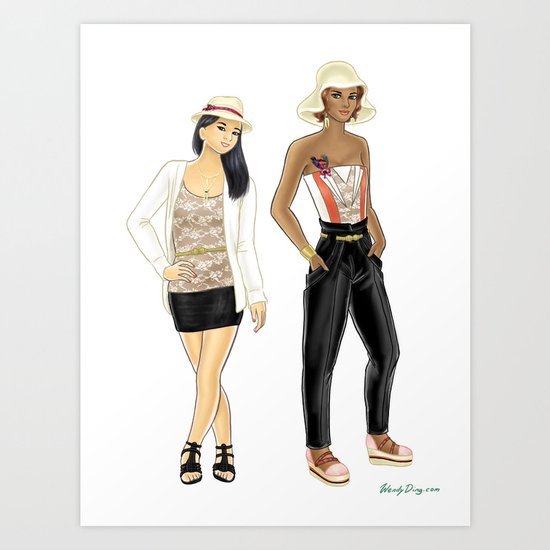 Fashion Journal: Day 10 Art Print