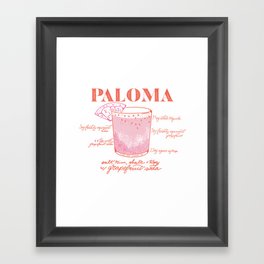 Paloma Framed Art Print
