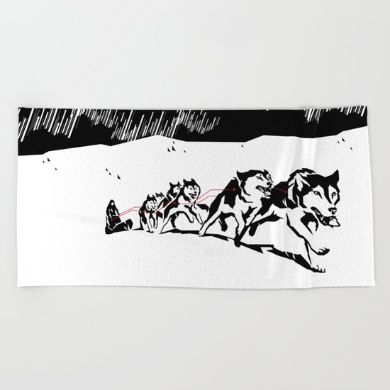 sknowledge // (husky team) Beach Towel