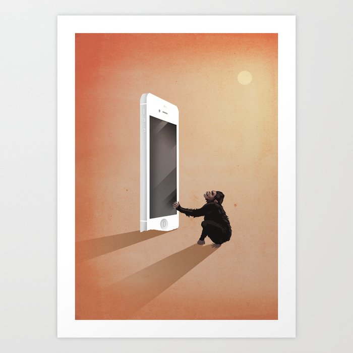 Smartphone revolution Art Print