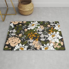 Blooming in autumn I Area & Throw Rug