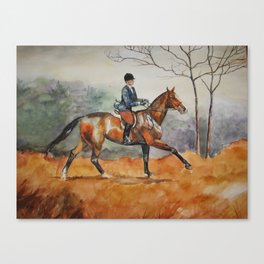 Fall Rider Canvas Print