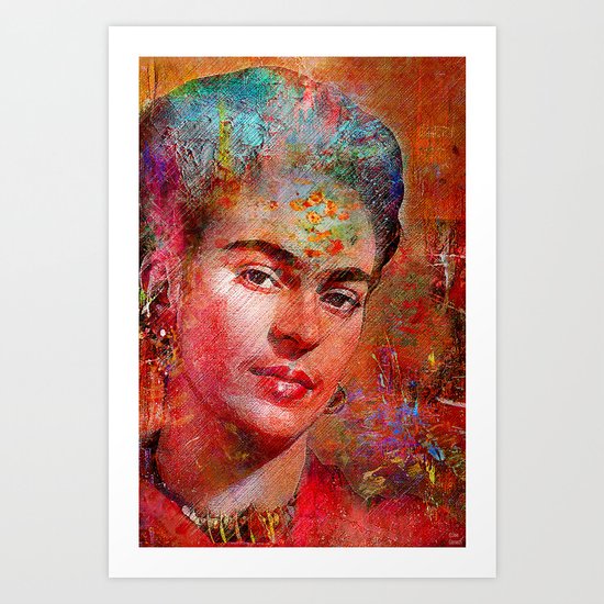 Frida K. Art Print