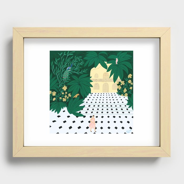 the Discreet Creatures Recessed Framed Print