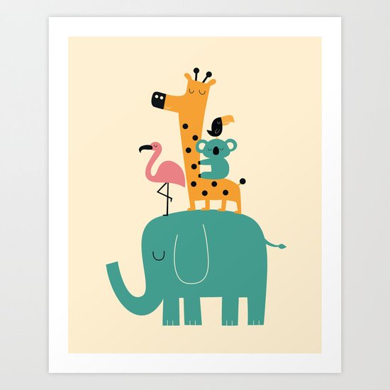 Moving on Art Print