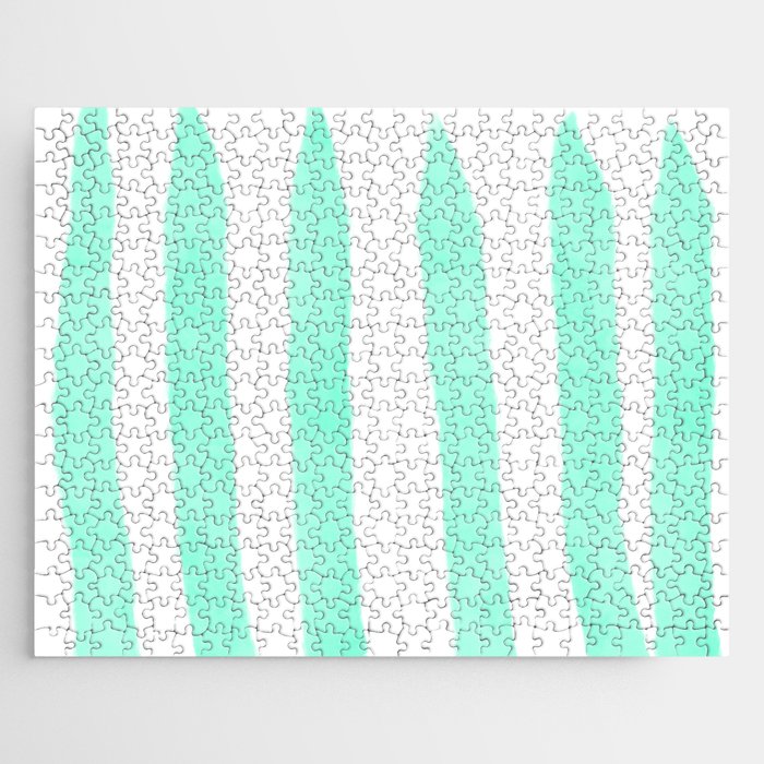 Watercolor Vertical Lines With White 41 Jigsaw Puzzle