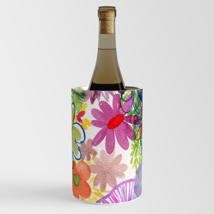 floral hurricane Wine Chiller