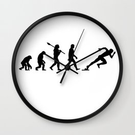 Runner sport jogging Wall Clock