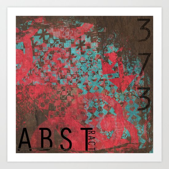 ABSTract 373. Art Print