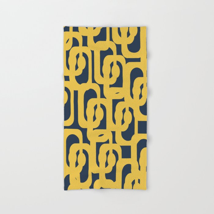 Navy and mustard towels 2025