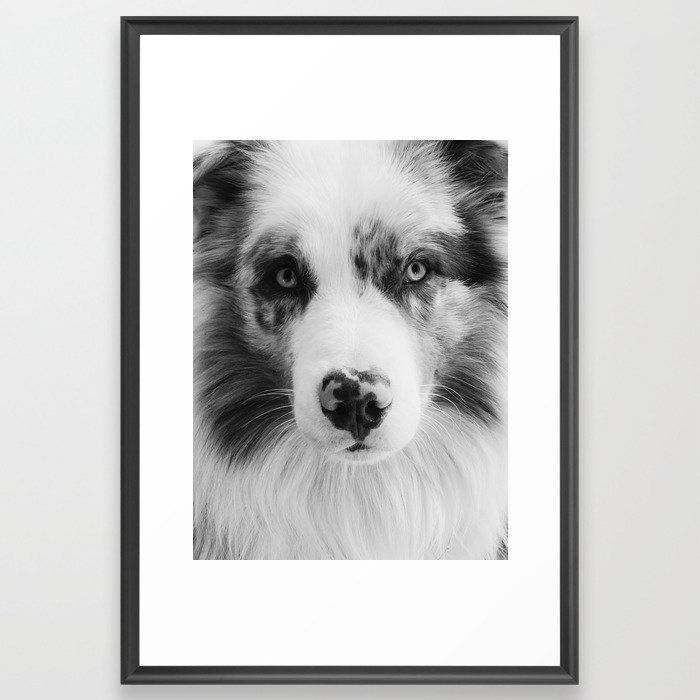 Maio B&W Framed Art Print