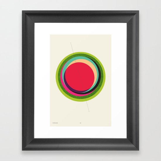 FUTURE GLOBES 002 Framed Art Print