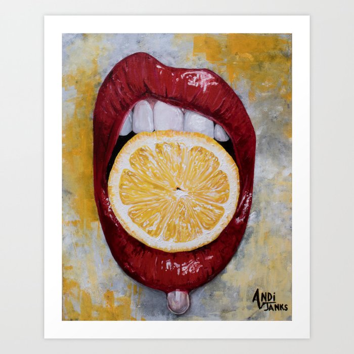Pucker Up, Buttercup Art Print Pucker Up, Buttercup Art Print