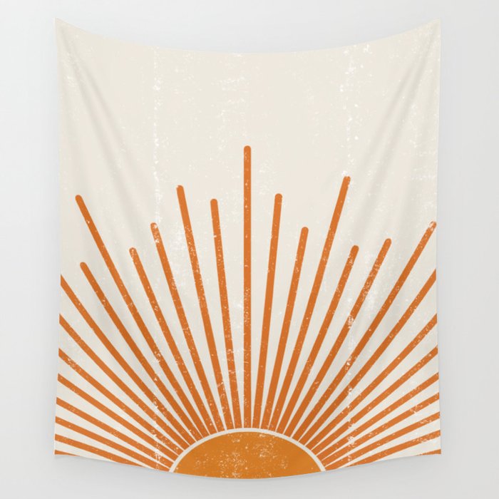 Burnt orange store tapestry
