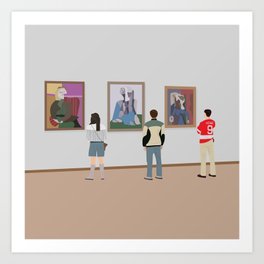 Ferris Bueller at Art Institute Art Print