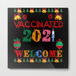 Fully vaccinated 2021 you are welcome xmas gifts Metal Print | Christmas Quote, Christmas Gifts, Christmas Wine, Christmas Day, Xmas Gifts, Merry Christmas To, Mom Xmas, Christmas Sweater, Gift For Her, Merry Xmas 