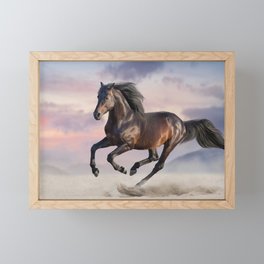 Cute Horse 20 Framed Mini Art Print