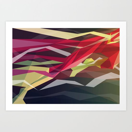 Running Man Art Print