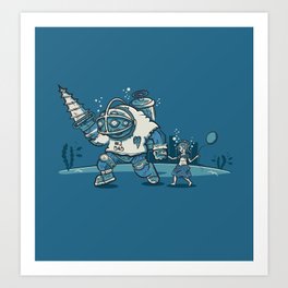 Number One Daddy Art Print