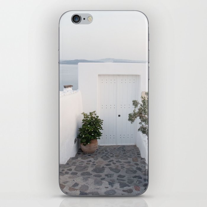 Santorini Oia Bliss #5 #wall #decor #art #society6 iPhone Skin