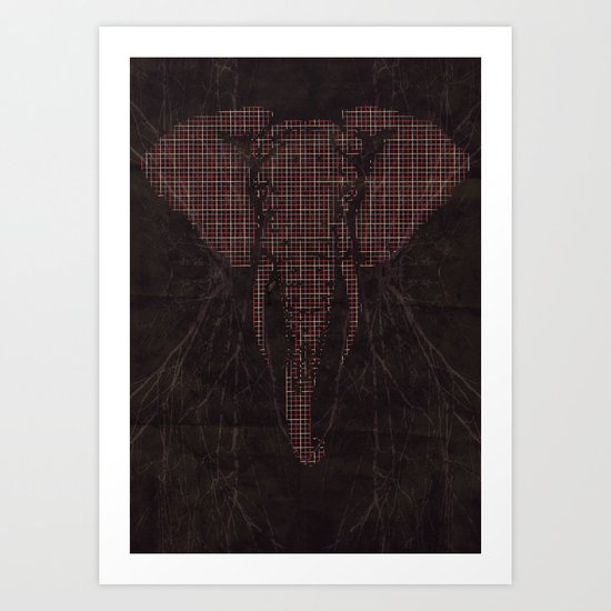Elephantasy Art Print
