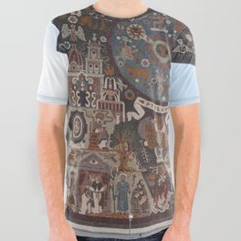 Mexico Photography - Artistic University In Mexico All Over Graphic Tee