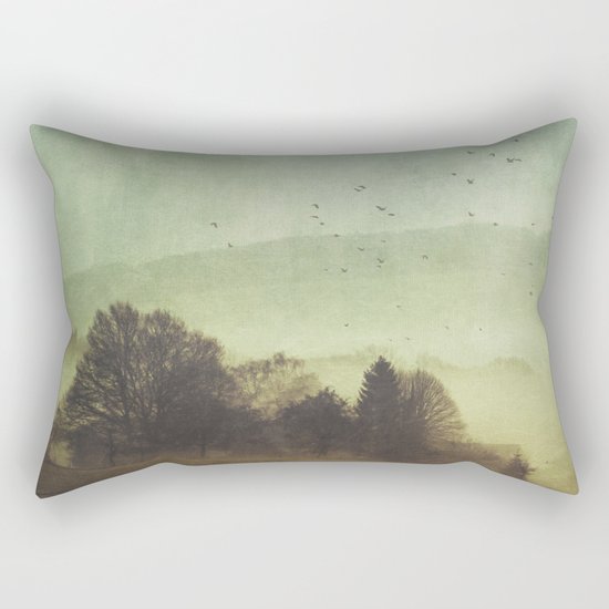 Hidden Houses Rectangular Pillow