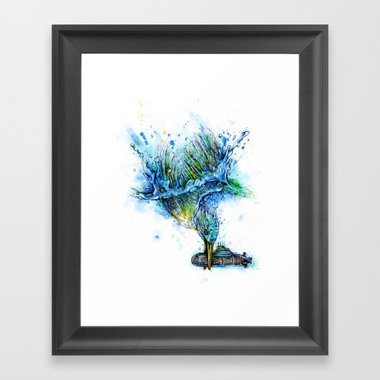 Nautical Problem Framed Art Print