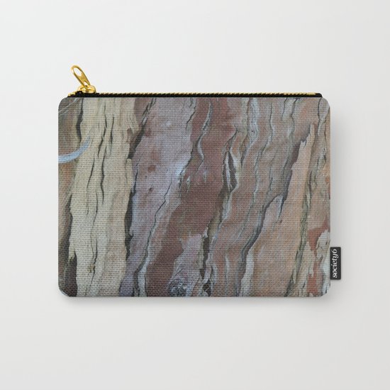 TEXTURES -- Fern-Leaved Ironwood Bark Carry-All Pouch