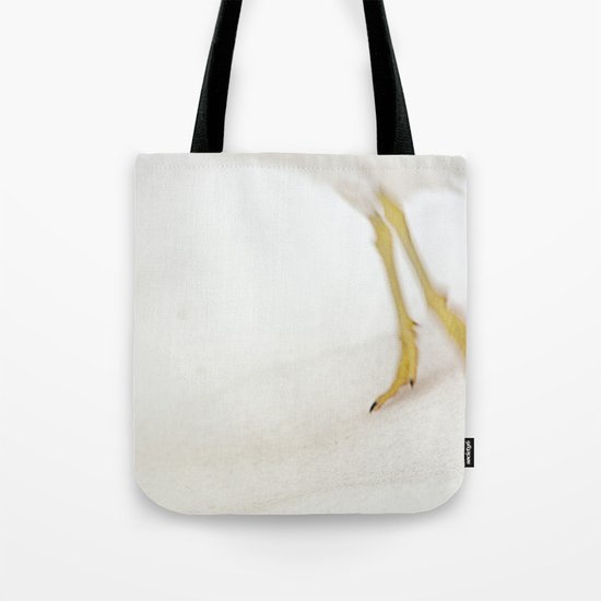 Gull Skiing Tote Bag