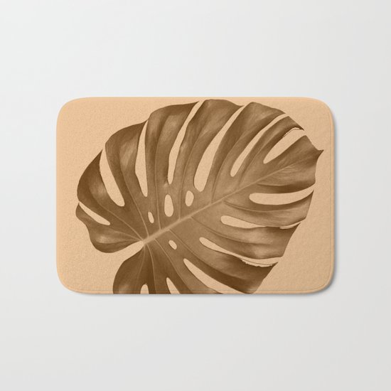 Silent leaf Bath Mat