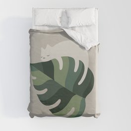 Cat and Plant 10 Duvet Cover