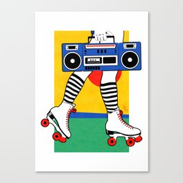 BACK TO THE 80's Canvas Print