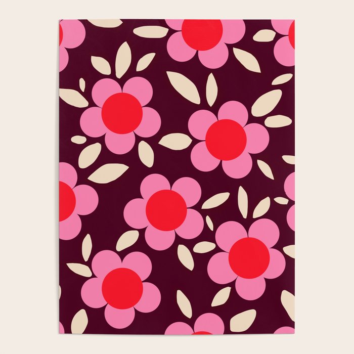 Hazy Floral Wall Art | Society6