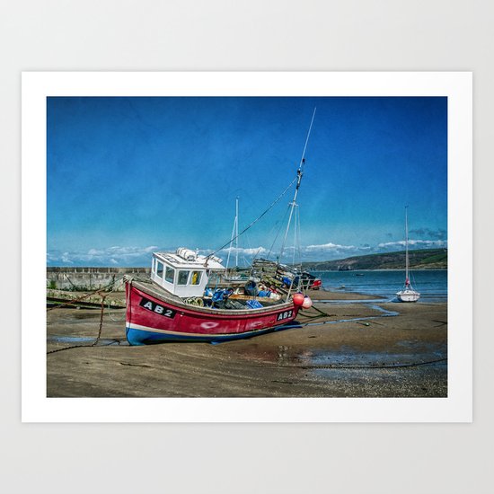 The AB2 at Newquay Art Print