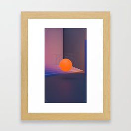 Space Circle I Framed Art Print