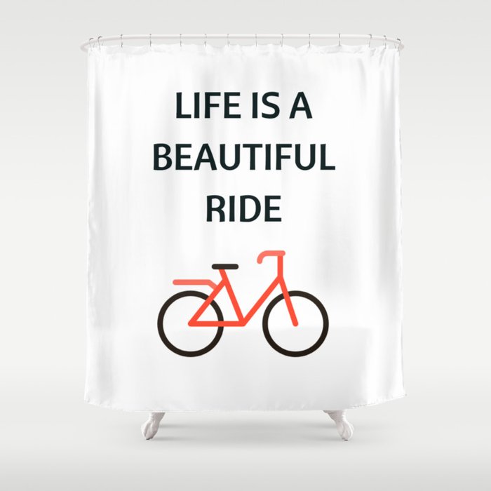 Bike Quotes Life Is A Beautiful Ride Shower Curtain By Unique Bike Quotes Bike Quotes Life Is A Beautiful Ride Shower Curtain By Unique Bike Quotes