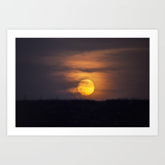 Dark Skies Art Print