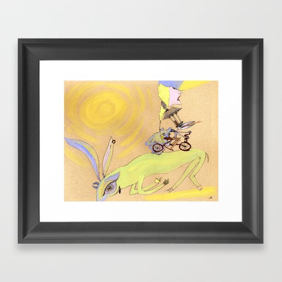 sketchbook page Framed Art Print