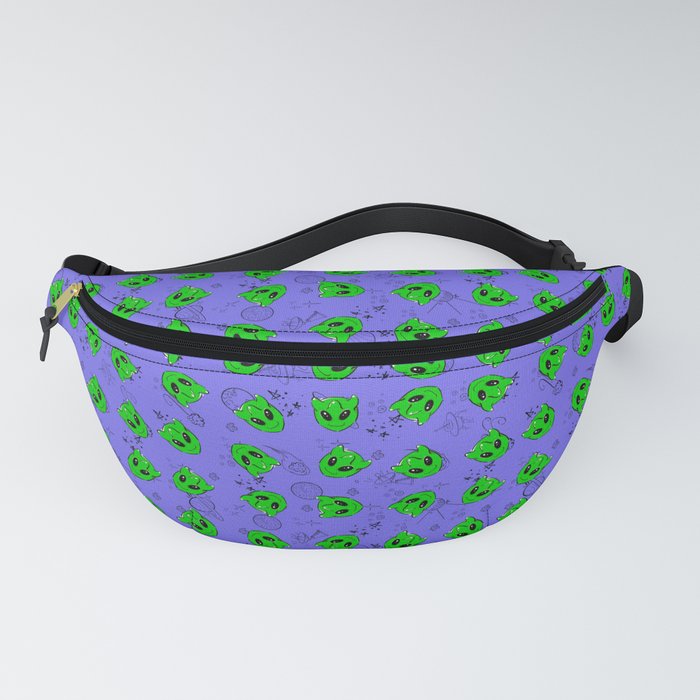 Green Little Alien Fanny Pack