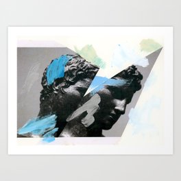 Untitled (Painted Composition 1) Art Print