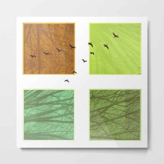 Fly away Metal Print