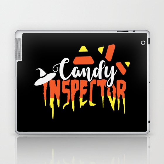 Candy Inspector Funny Halloween Cute Laptop & iPad Skin