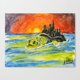 Turtle City Canvas Print