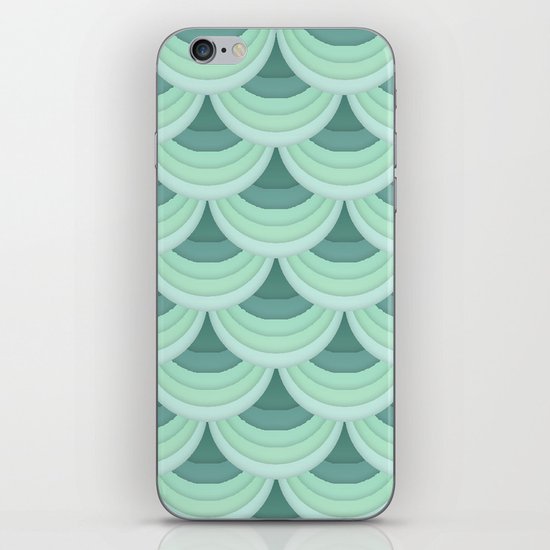 Ocean Fan Tail. iPhone & iPod Skin